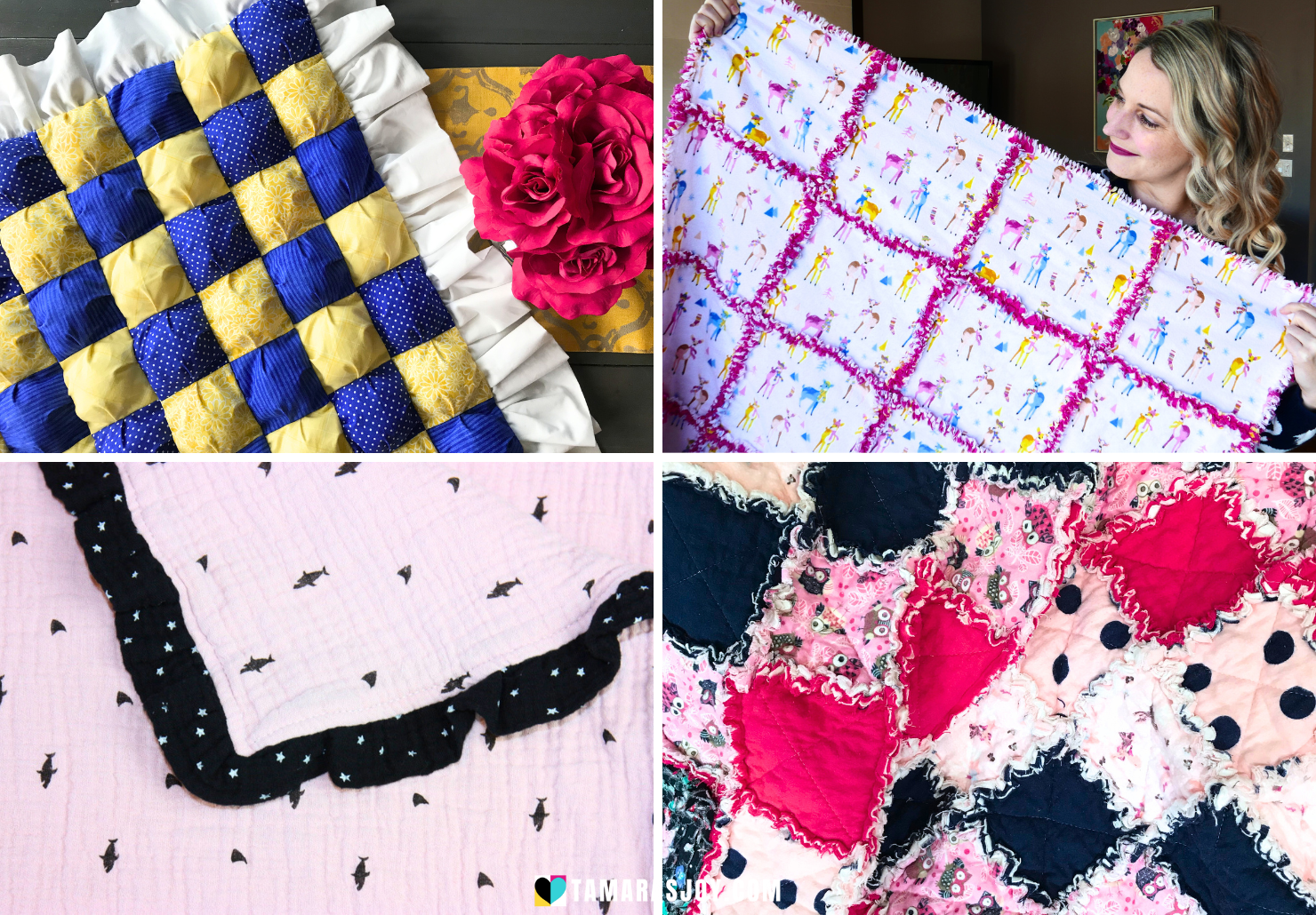 5 Easy to Sew Baby Blankets!