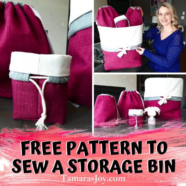 HOW TO SEW A DRAWSTRING BAG WITH LINING