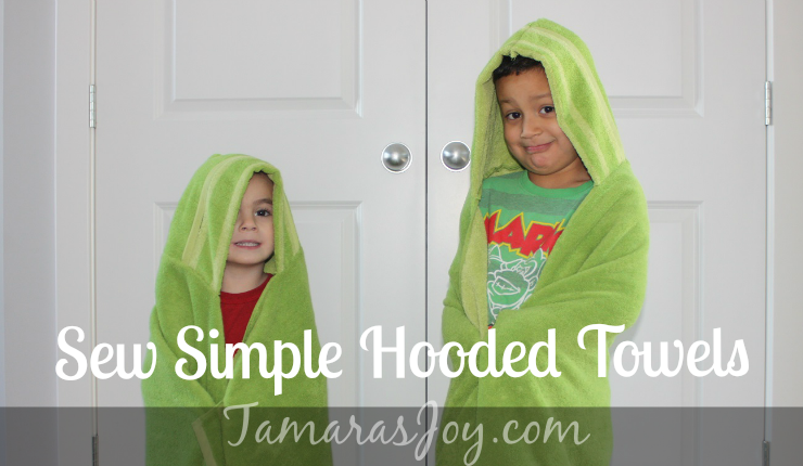 Sew Simple Hooded Towels