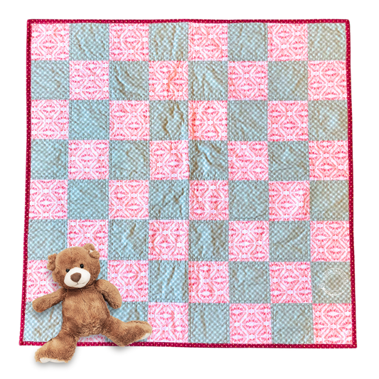 Baby Quilt Pattern for Beginners (PDF Pattern + Video Tutorial)