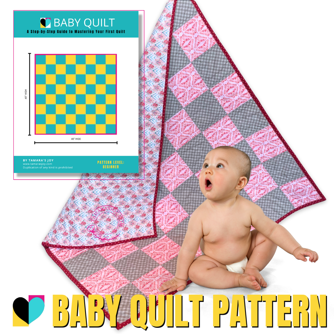 Baby Quilt Pattern for Beginners