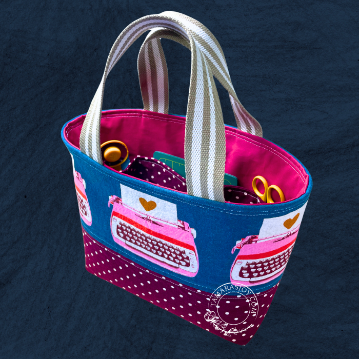 Small Tote Bag (PDF Pattern + Video Tutorial)