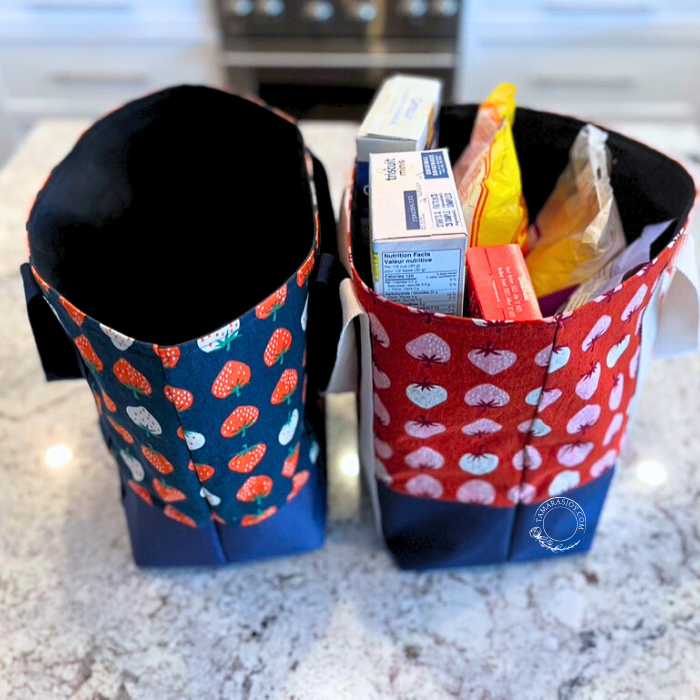 Heavy Duty Grocery Tote Bag (PDF Pattern & Video Tutorial)