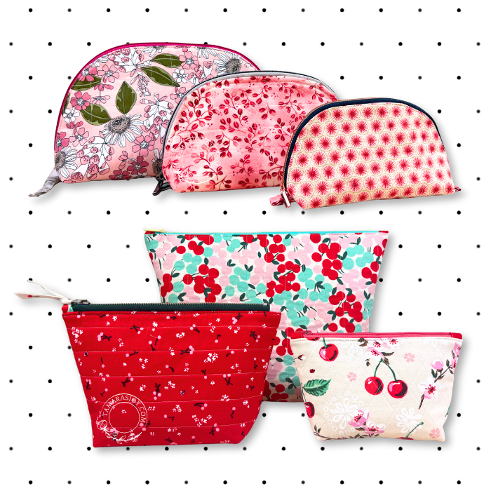 Zipper Pouch Trio (PDF Pattern + 2 Video Tutorials)